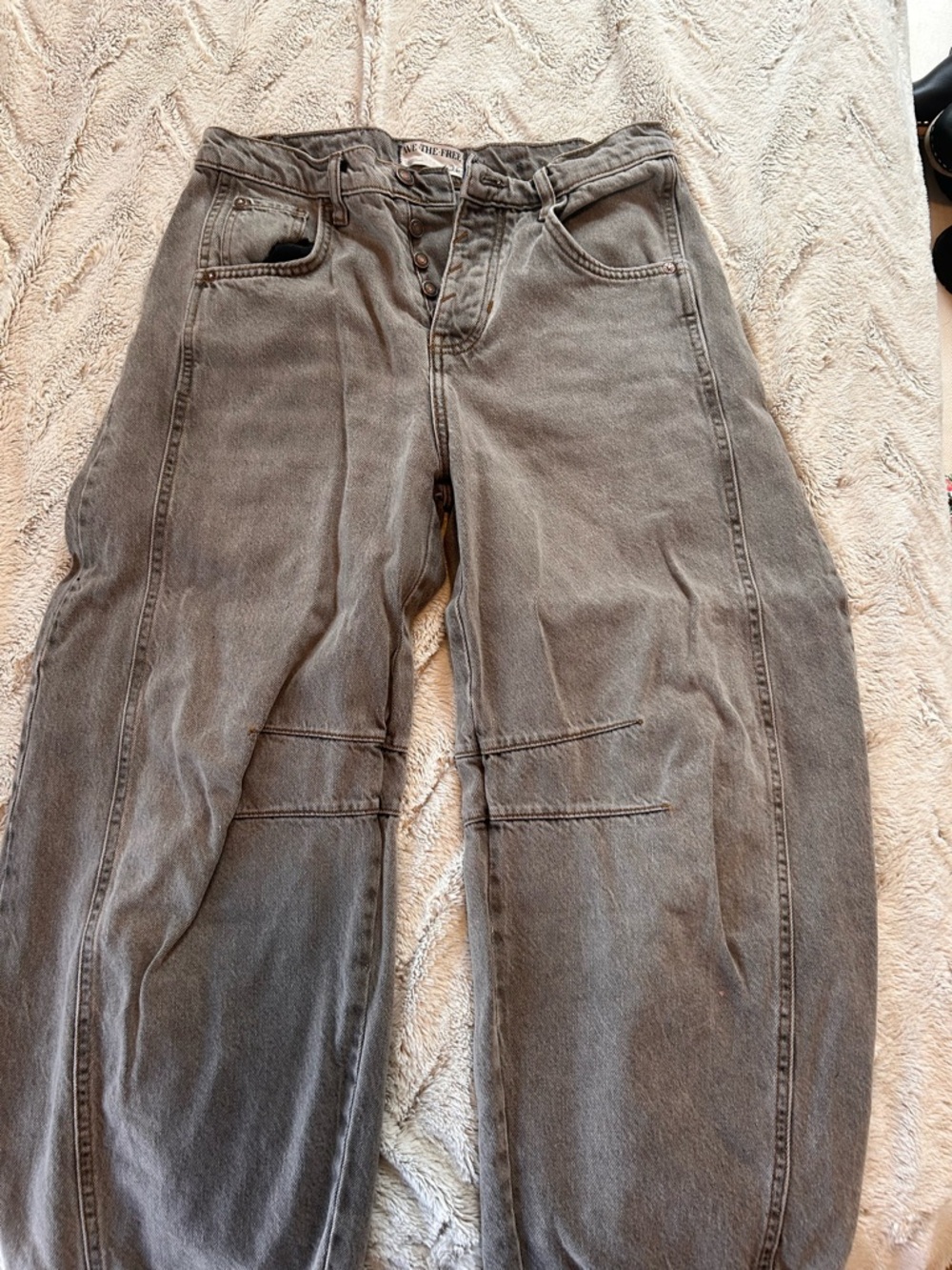 We The Free light gray denim jeans